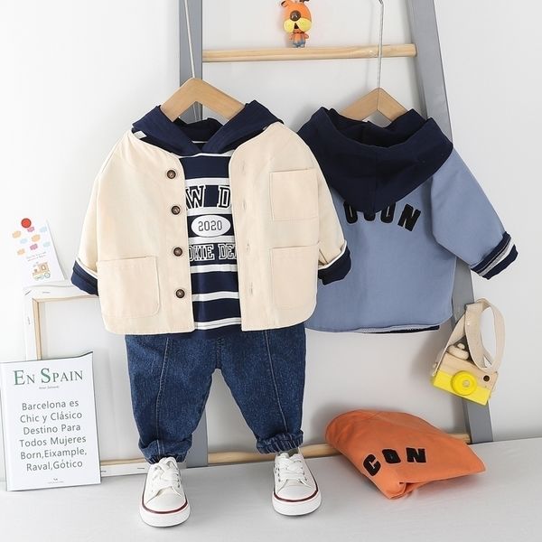 hylkidhuose toddler infant clothing sets spring baby boys casual clothes stripe hooded t shirt coats jeans 3-piece set y200323, White
hylkidhuose toddler infant clothing sets spring baby boys casual clothes stripe hooded t shirt coats jeans 3-piece set y200323, White