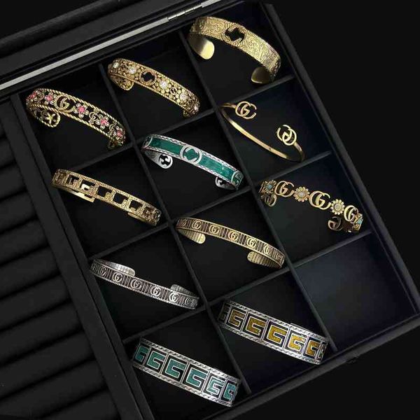 70% off double letter female ancient family brass high version bracelet new trend, Black
70% off double letter female ancient family brass high version bracelet new trend, Black