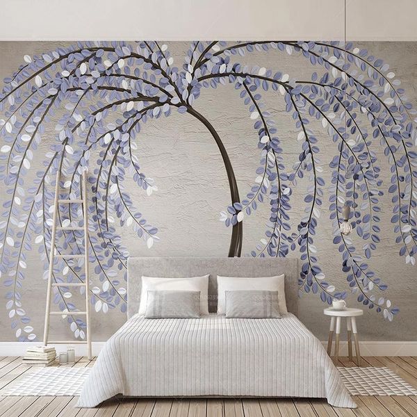 custom p wallpaper 3d stereo purple tree leaf murals living room tv sofa home decor creative wall paper 3d pvc wall stickers
custom p wallpaper 3d stereo purple tree leaf murals living room tv sofa home decor creative wall paper 3d pvc wall stickers