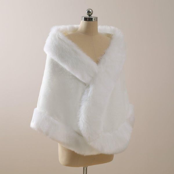 2020 winter wedding coat bridal faux fur wraps warm shawls outerwear korean style women jacket prom evening party cpa3308, White
2020 winter wedding coat bridal faux fur wraps warm shawls outerwear korean style women jacket prom evening party cpa3308, White