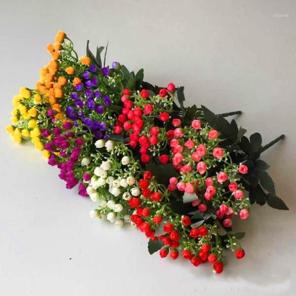 2 bunch artificial flowers milan buds multi-color small rose buds bridal bouquet wedding birthday party home decoration1
2 bunch artificial flowers milan buds multi-color small rose buds bridal bouquet wedding birthday party home decoration1