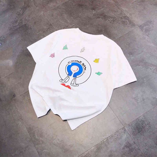 2022 factory wholesale new blue horseshoe big mouth red lips sanskrit cross back foaming t-shirt loose half sleeve qingdao, White
2022 factory wholesale new blue horseshoe big mouth red lips sanskrit cross back foaming t-shirt loose half sleeve qingdao, White