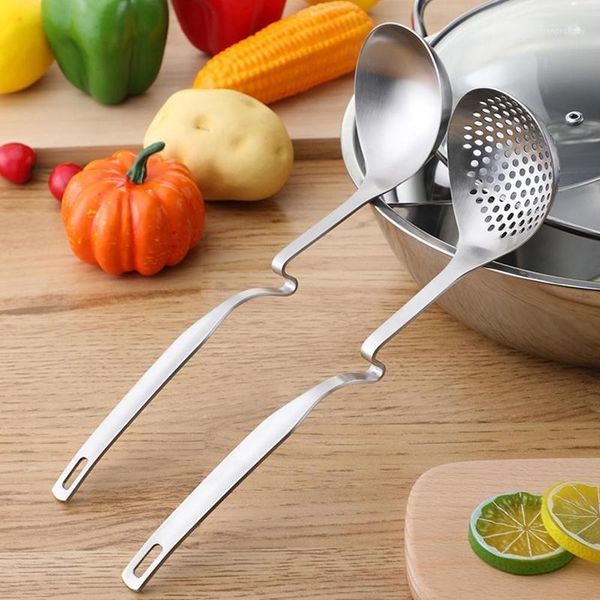 1pc z-shaped stainless steel slotted spoon soup spoon skimmer strainer colander with spout slotted soup filter cooking gadgets1 
1pc z-shaped stainless steel slotted spoon soup spoon skimmer strainer colander with spout slotted soup filter cooking gadgets1
