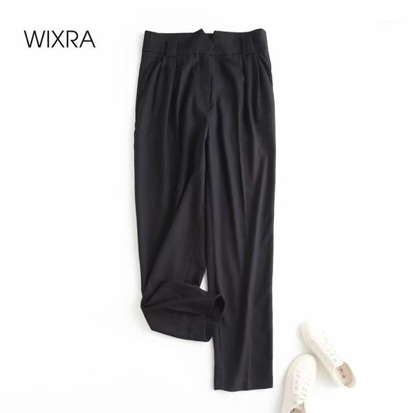 wixra long leisure pants womens bottoms stylish solid casual high waist office lady pants long trousers spring autumn1, Black;white
wixra long leisure pants womens bottoms stylish solid casual high waist office lady pants long trousers spring autumn1, Black;white