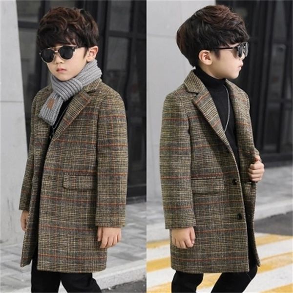 fashion lattice children woolen coat for boys autumn winter fashion buttons kids clothes lj201203, Blue;gray
fashion lattice children woolen coat for boys autumn winter fashion buttons kids clothes lj201203, Blue;gray