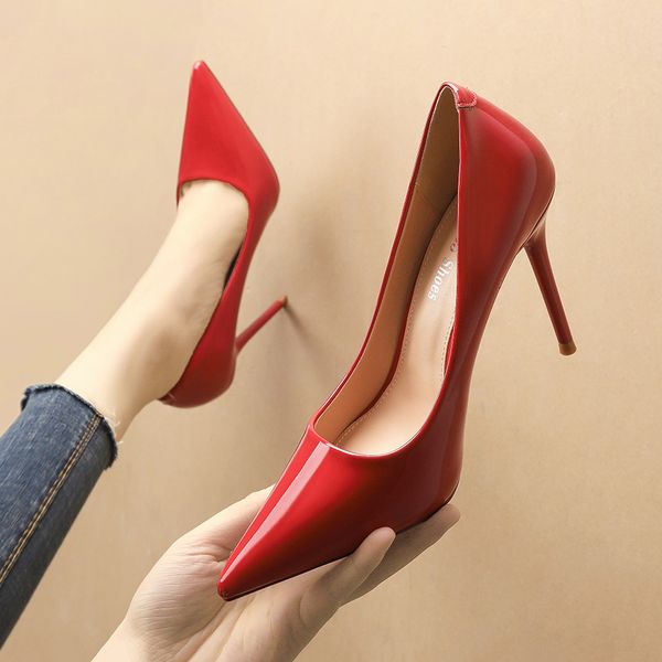 2020 women's leather to high-heeled stiletto workout career elegant new simple shoes uh6h, Black
2020 women's leather to high-heeled stiletto workout career elegant new simple shoes uh6h, Black