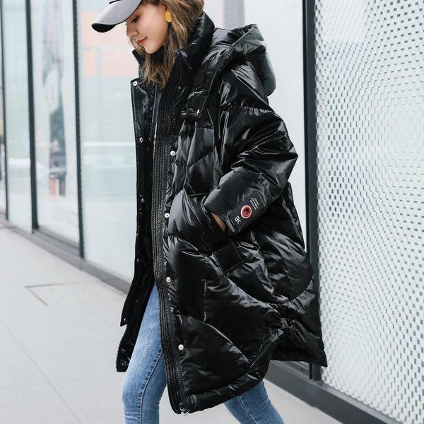2020 autumn and winter fashion women's wear street style down jacket white duck down women's wear a loose fashion coat1, Black
2020 autumn and winter fashion women's wear street style down jacket white duck down women's wear a loose fashion coat1, Black
