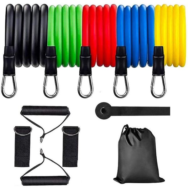 11 packs resistance bands set, exercise elastic bands,portable home workouts accessories for resistance training gym physical
11 packs resistance bands set, exercise elastic bands,portable home workouts accessories for resistance training gym physical