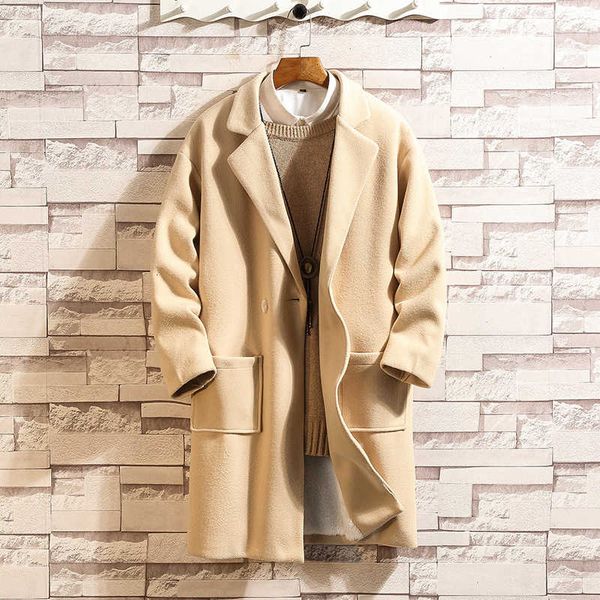winter men's clothing korean version large size medium length thickened plush windbreaker for boys and girls, Tan;black
winter men's clothing korean version large size medium length thickened plush windbreaker for boys and girls, Tan;black