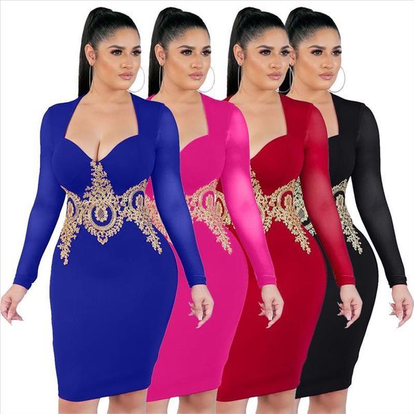 new fashion strapless women dress bandage bodycon dress long sleeve embroidery party dresses drop shipping, Black;gray
new fashion strapless women dress bandage bodycon dress long sleeve embroidery party dresses drop shipping, Black;gray