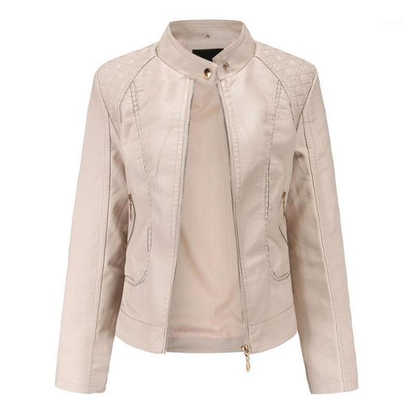 2019 new autumn spring women leathers jacket coat stand collar pu leather jackets motorcycle coat basic faux leather outerwear1, Black
2019 new autumn spring women leathers jacket coat stand collar pu leather jackets motorcycle coat basic faux leather outerwear1, Black