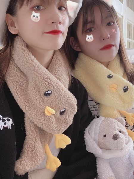 scarf girl autumn winter lovely girl heart korean version student versatile cartoon little duck plush warm cross neck, Blue;gray
scarf girl autumn winter lovely girl heart korean version student versatile cartoon little duck plush warm cross neck, Blue;gray
