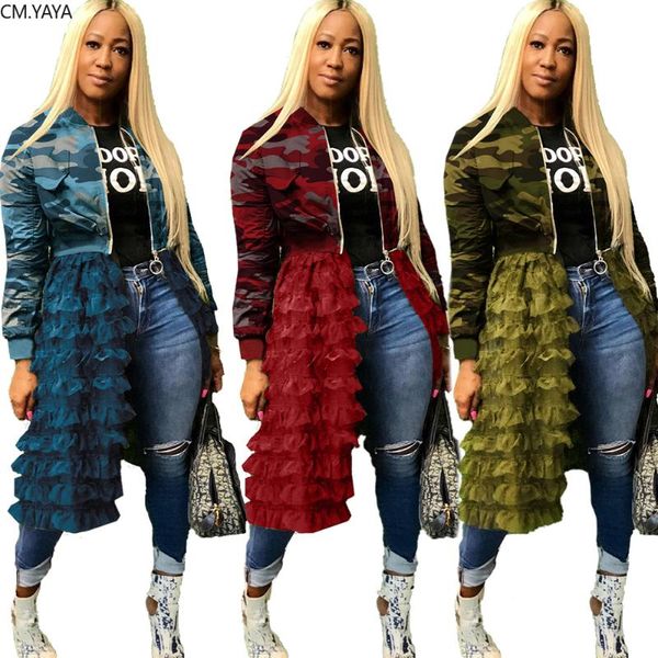 новая осень зима женщины куртки повседневная мода o-образным вырезом zipper полный рукавом камуфляж печати пальто street mesh длинные куртки, Black;brown
новая осень зима женщины куртки повседневная мода o-образным вырезом zipper полный рукавом камуфляж печати пальто street mesh длинные куртки, Black;brown