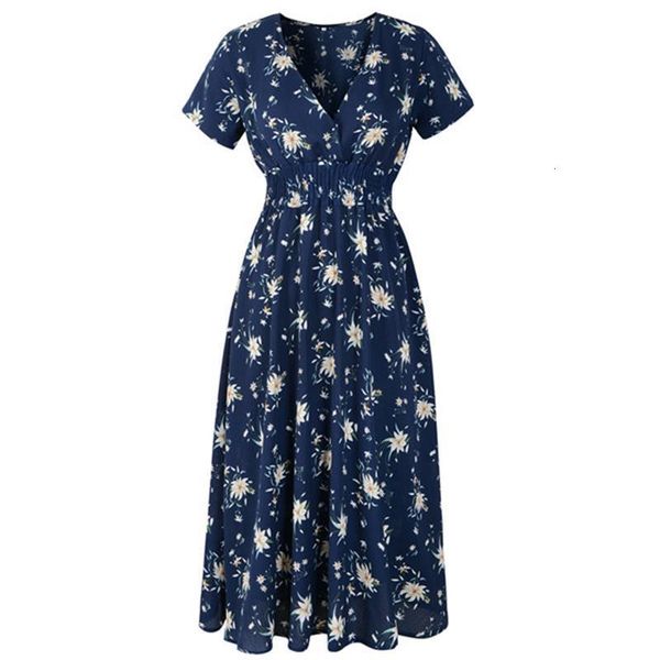 elegant v-neck women summer dress high waist floral print female long dress loose causal lady summer wrap dress, Black;gray
elegant v-neck women summer dress high waist floral print female long dress loose causal lady summer wrap dress, Black;gray