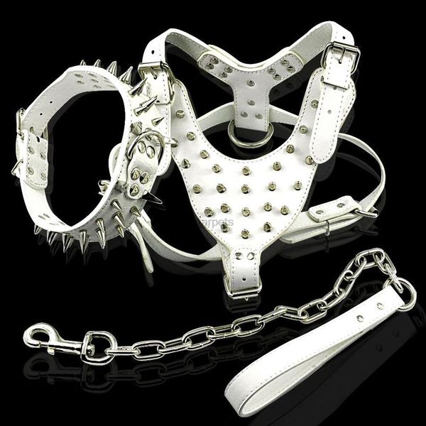 spiked studded leather dog pet collar harness leash 3pcs set walking pitbull boxer for medium la bbyobl
spiked studded leather dog pet collar harness leash 3pcs set walking pitbull boxer for medium la bbyobl
