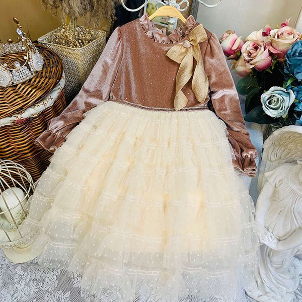 new girls' fall veet lace 2020 mh long sve princs drs v y tr em, Red;yellow
new girls' fall veet lace 2020 mh long sve princs drs v y tr em, Red;yellow