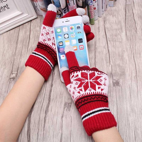 five fingers gloves miya mona warm winter women men screen sense wool knitted wrist snowflake full finger mittens, Blue;gray
five fingers gloves miya mona warm winter women men screen sense wool knitted wrist snowflake full finger mittens, Blue;gray