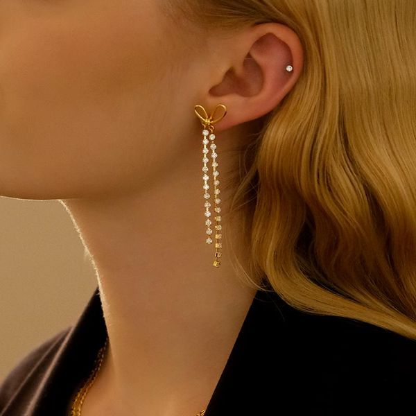 dangle & chandelier timeless wonder glam zirconia bowknot drop earrings women jewelry punk goth boho r party kpop cute ins 7318, Silver
dangle & chandelier timeless wonder glam zirconia bowknot drop earrings women jewelry punk goth boho r party kpop cute ins 7318, Silver