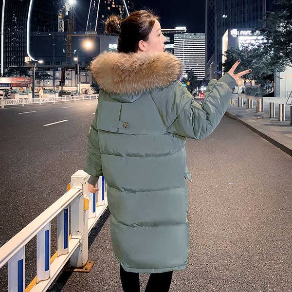 parka autumn winter women clothes korean coat female women's down cotton jacket warm thick long parkas oversized, Black
parka autumn winter women clothes korean coat female women's down cotton jacket warm thick long parkas oversized, Black