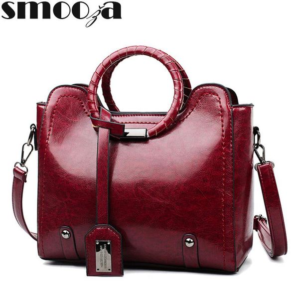 smooza pu leather women's handbags ladies shoulder bag crossbody bag ring handle for female
smooza pu leather women's handbags ladies shoulder bag crossbody bag ring handle for female