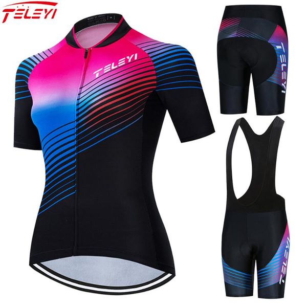 2020 women's cycling jersey set summer anti-uv cycling bicycle clothing quick-dry mountain bike clothes set teleyi, Black;blue
2020 women's cycling jersey set summer anti-uv cycling bicycle clothing quick-dry mountain bike clothes set teleyi, Black;blue