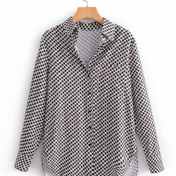 women's blouses & shirts tc40-6364 european and american fashion plover case collar shirt1, White
women's blouses & shirts tc40-6364 european and american fashion plover case collar shirt1, White
