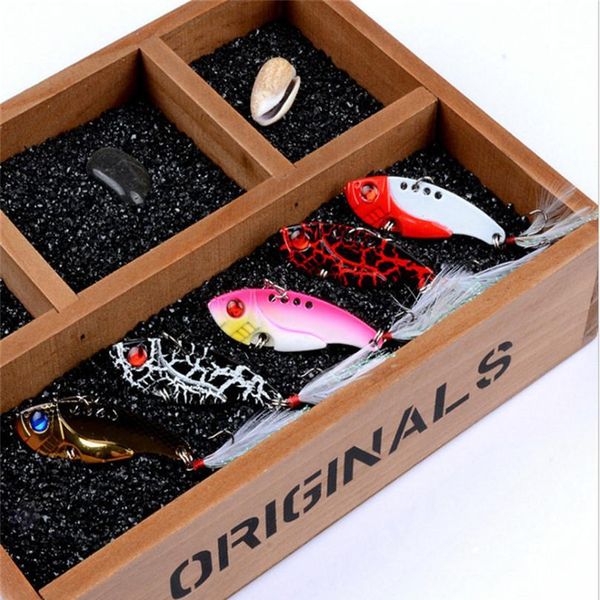 5pcs/lot metal vib 11g/5.5cm fishing lure spoon bait hard crankbait with feather cicada vib fishing tackle wobbler qylhtt
5pcs/lot metal vib 11g/5.5cm fishing lure spoon bait hard crankbait with feather cicada vib fishing tackle wobbler qylhtt