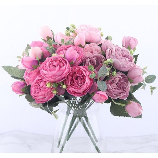 30cm rose pink silk peony artificial flowers bouquet 5 big head and 4 bud fake flowers for home wedding decorat jllndu fight2010
30cm rose pink silk peony artificial flowers bouquet 5 big head and 4 bud fake flowers for home wedding decorat jllndu fight2010