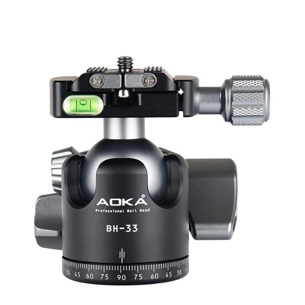 aoka ak-bh33 professional load 18kgs panoramic camera tripod low gravity aluminum alloy ball head
aoka ak-bh33 professional load 18kgs panoramic camera tripod low gravity aluminum alloy ball head