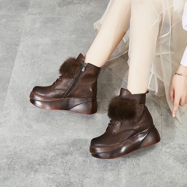 boots wild short women's 2021 winter leather fashion thick bottom non-slip casual, Black
boots wild short women's 2021 winter leather fashion thick bottom non-slip casual, Black