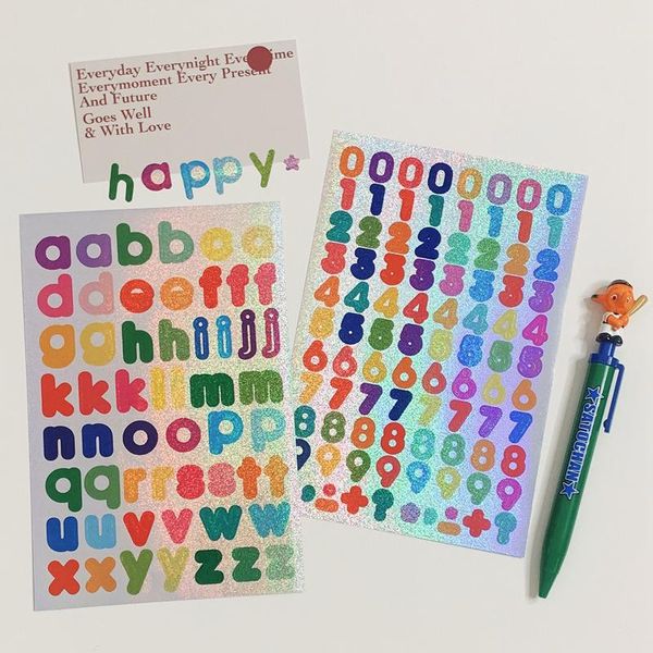 gift wrap ins cute laser number letter sticker diy scrapbooking bottom collage diary happy plan phone sealing decoration
gift wrap ins cute laser number letter sticker diy scrapbooking bottom collage diary happy plan phone sealing decoration