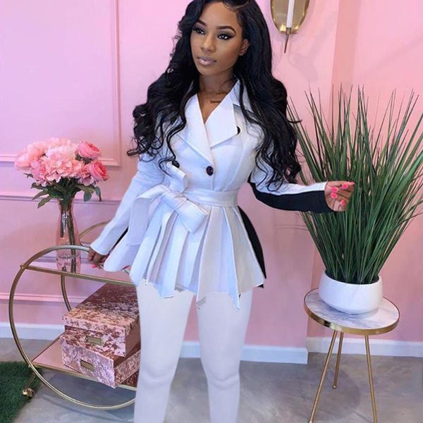 office lady elegant fashion two piece set women winter outfits peplum and pencil pants suit slim formal party club outfits, Gray
office lady elegant fashion two piece set women winter outfits peplum and pencil pants suit slim formal party club outfits, Gray