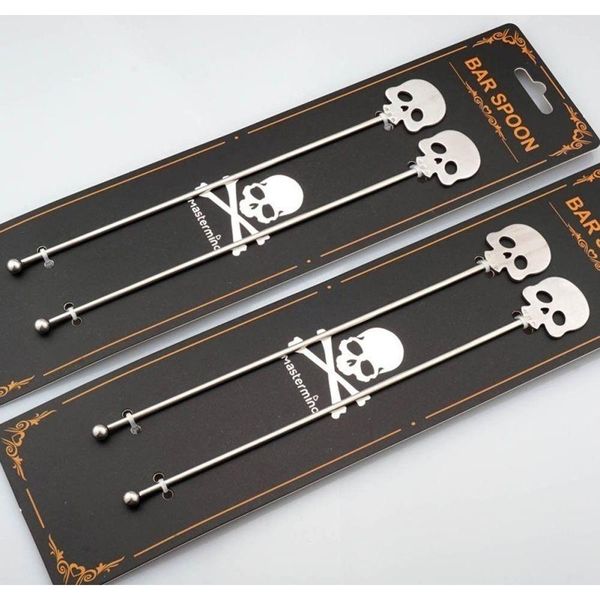 2pcs stainless steel beverage coffee mixers skull shape spoon kitchen accessories swizzle stick sqcwmd new_dhbest
2pcs stainless steel beverage coffee mixers skull shape spoon kitchen accessories swizzle stick sqcwmd new_dhbest