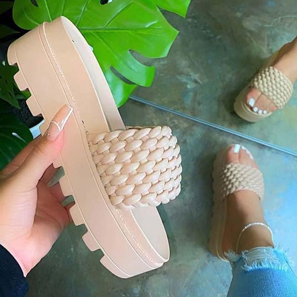 women sandals platform non-slip fashion girls lovers flip flops summer beach sandals platform shoe 6cm thick sole house slippers, Black
women sandals platform non-slip fashion girls lovers flip flops summer beach sandals platform shoe 6cm thick sole house slippers, Black