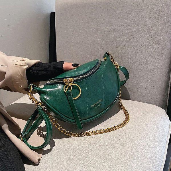 women fashion chain waist bags retro style female handbag travel phone bag pu leather purse ladies chest bag leisure fanny pack
women fashion chain waist bags retro style female handbag travel phone bag pu leather purse ladies chest bag leisure fanny pack