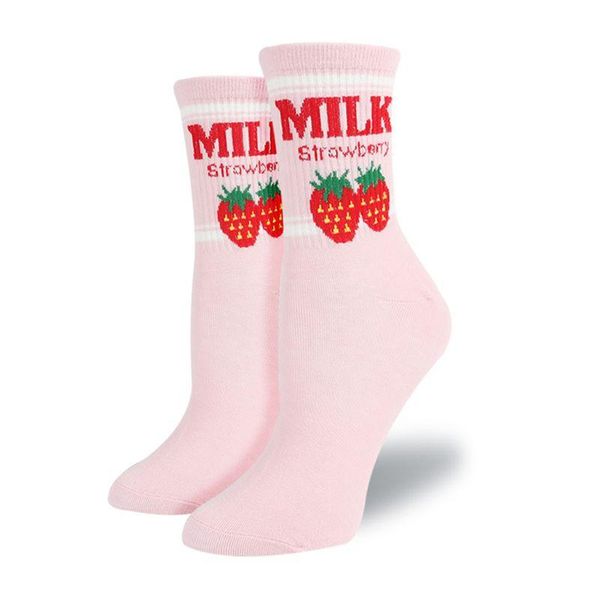 kawaii sweet women's socks funny candy color milk strawberry for girl christmas gift japanese harajuku & hosiery, Black;white
kawaii sweet women's socks funny candy color milk strawberry for girl christmas gift japanese harajuku & hosiery, Black;white