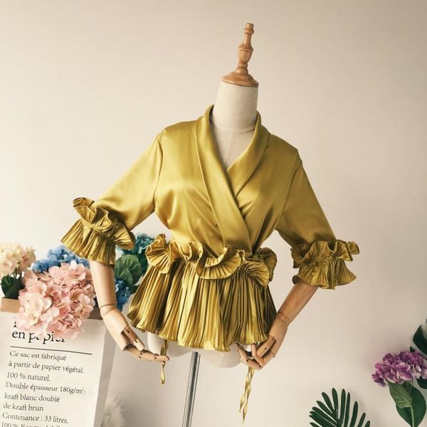 2021 new clue chiffon rents shirt women with decorative designs plied 3d treaties cetim ruffled arcs lace spring iqy4, White
2021 new clue chiffon rents shirt women with decorative designs plied 3d treaties cetim ruffled arcs lace spring iqy4, White