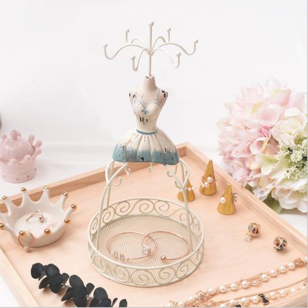 phenovo metal wire frame vintage mannequin jewelry display stand deep mannequin jewelry holder with mini skirt decorates, Pink;blue
phenovo metal wire frame vintage mannequin jewelry display stand deep mannequin jewelry holder with mini skirt decorates, Pink;blue