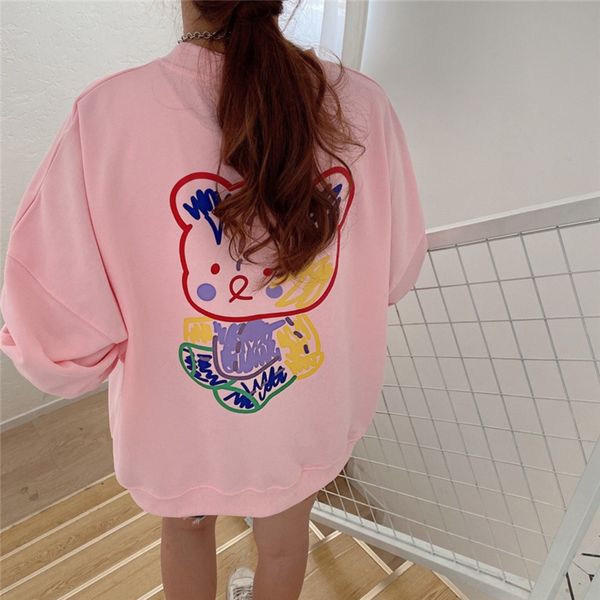autumn нового студента стиль платье женщин окрашено большой свитер sweaterbear корейской версии милого маленького freshstyle круглого воротн, Black
autumn нового студента стиль платье женщин окрашено большой свитер sweaterbear корейской версии милого маленького freshstyle круглого воротн, Black