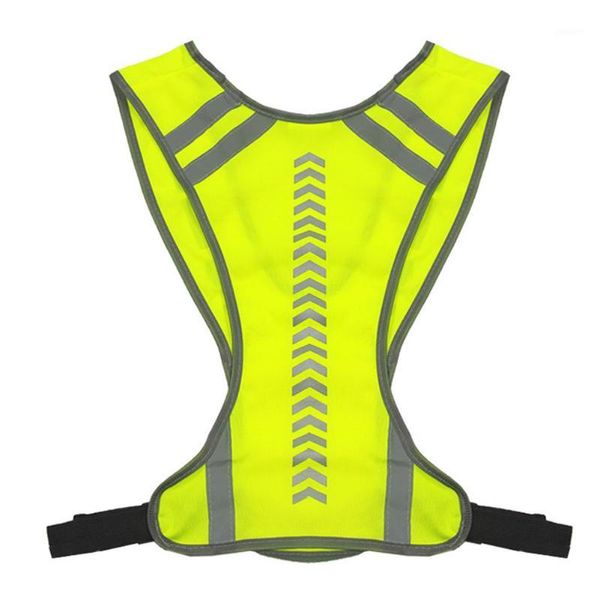 

motocycle racing clothing cycling arrow vest guide indication reflective vests outdoor night run warning equipment1, Black