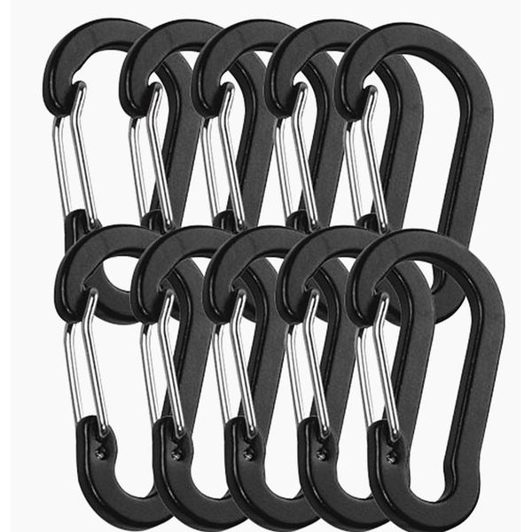 10pcs carabiners aluminum alloy d carabiner spring snap clip hooks keychain climbing carabiner for keys campi qylbcy
10pcs carabiners aluminum alloy d carabiner spring snap clip hooks keychain climbing carabiner for keys campi qylbcy