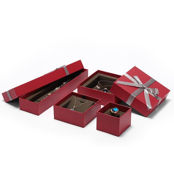 red paper box with silver bow ribbon jewelry ring earrings display necklace present wedding gift box upscale 10pcs, Pink;blue
red paper box with silver bow ribbon jewelry ring earrings display necklace present wedding gift box upscale 10pcs, Pink;blue