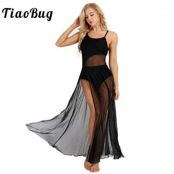 tiaobug women sleeveless asymmetrical mesh ballet tutu dance maxi dress stage performance lyrical dance costumes ballet leotard1, Black;red
tiaobug women sleeveless asymmetrical mesh ballet tutu dance maxi dress stage performance lyrical dance costumes ballet leotard1, Black;red