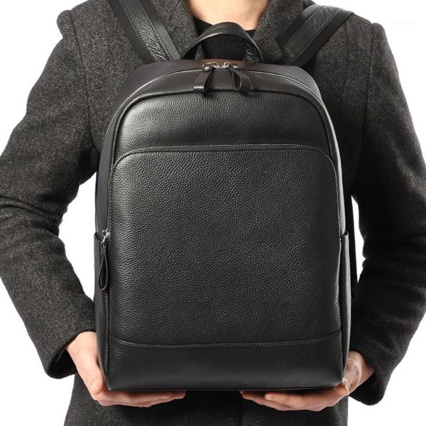 men backpacks man rucksack 14 inch lapbag student schoolbags male travel genuine leather backpack bags black bagpack fashion1
men backpacks man rucksack 14 inch lapbag student schoolbags male travel genuine leather backpack bags black bagpack fashion1