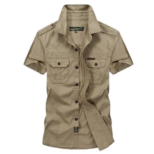 2021 new summer men's short sleeve shirts breathing cotton chemise homme loose army shirt blue khaki plus size 5xl 1nix, White
2021 new summer men's short sleeve shirts breathing cotton chemise homme loose army shirt blue khaki plus size 5xl 1nix, White
