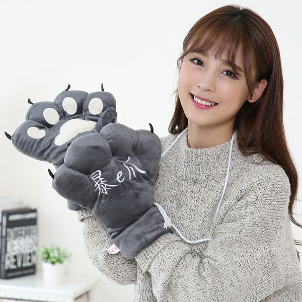 vipgift plush cute cartoon thickened warm bear' winter animal cat student' paw glovemvp, Blue;gray
vipgift plush cute cartoon thickened warm bear' winter animal cat student' paw glovemvp, Blue;gray