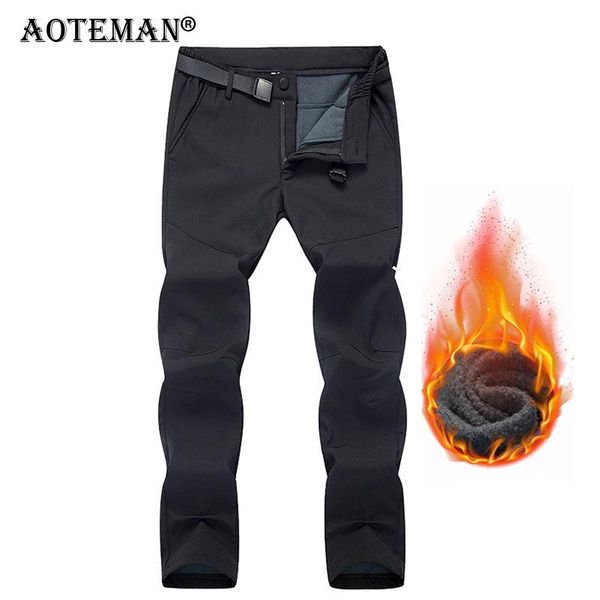 men winter pants fleece warm male trousers men waterproof windproof pant fashion 2020 solid thick sports outdoor sweatpant lm124, Black
men winter pants fleece warm male trousers men waterproof windproof pant fashion 2020 solid thick sports outdoor sweatpant lm124, Black