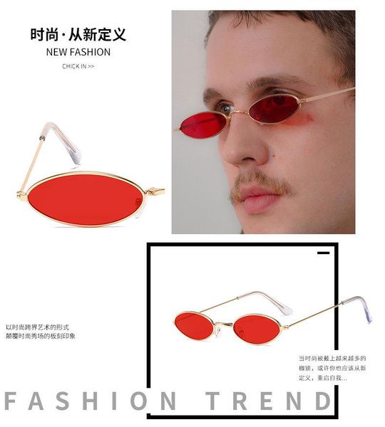 2pcs women vintage shades black red metal color sun glasses retro small oval sunglasses for female fashion designer lunette, White;black
2pcs women vintage shades black red metal color sun glasses retro small oval sunglasses for female fashion designer lunette, White;black
