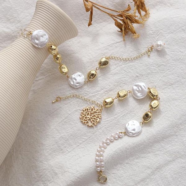 juhu gold crystal bracelet for women imitation pearl bracelet shell bohemia beach jewelry alloy pendant, Black
juhu gold crystal bracelet for women imitation pearl bracelet shell bohemia beach jewelry alloy pendant, Black