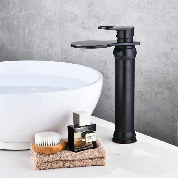 vidric tall basin faucets waterfall bathroom faucet single handle basin mixer tap bath black oil brushed faucet brass sink water1
vidric tall basin faucets waterfall bathroom faucet single handle basin mixer tap bath black oil brushed faucet brass sink water1